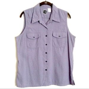 Rare Vintage 98’ The North Face Women’s Climbing Shirt 100% Nylon Gorpcore Sz L